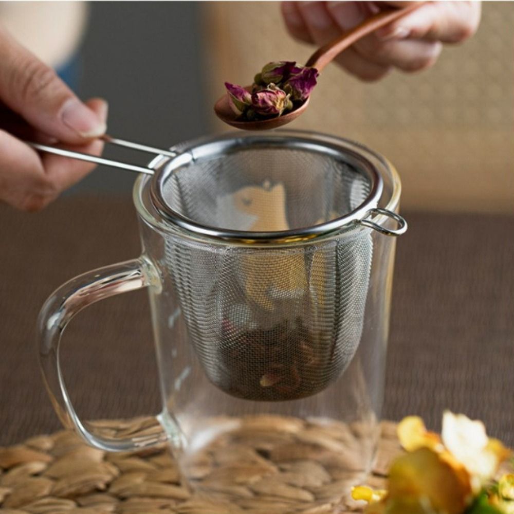 極細メッシュステンレス製茶こし、茶葉用ディフューザー、火傷防 - Nettle Leaf Tea のレビューと価格