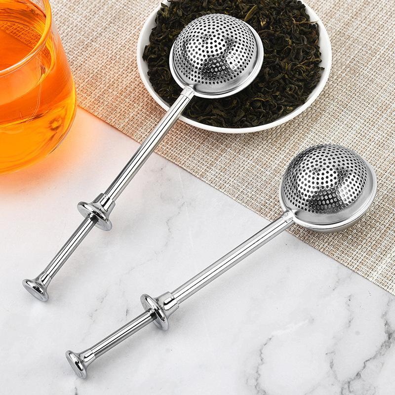 ロングハンドルステンレス鋼茶こし細かいメッシュ防錆ルーズリー - Nettle Leaf Tea のレビューと価格